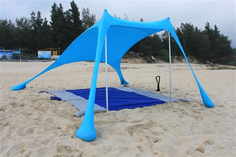 horizon outdoor tents beach tent  sand sandbag anchors portable lightweight canopy sun