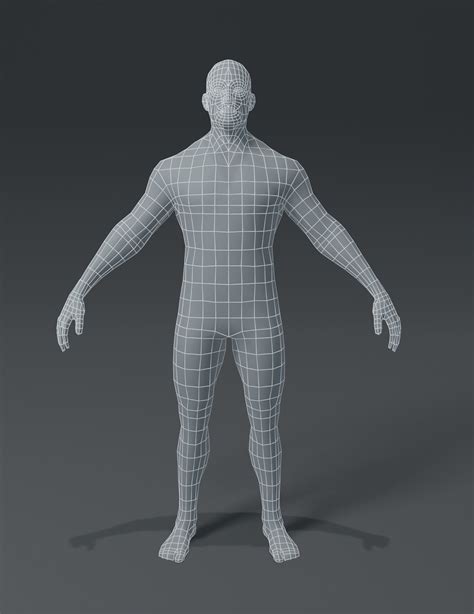 artstation female body base mesh  model ab