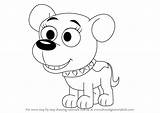 Puppies Pound Cupcake Draw Step Drawing Characters Drawingtutorials101 Tutorials Cartoon Previous Next Getdrawings Learn sketch template