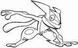 Greninja Pokemon Pages Coloring Froakie Sketch Ash Deviantart Mega Draw Color Print Template Pikachu Getcolorings Printable Characters Col Hat Collections sketch template