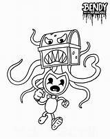 Bendy Nightmare Chester Ink Wonder Coloringpagesonly sketch template