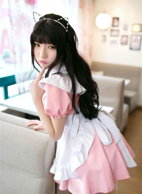 chubilepouri maid cosplay japanese girl cute cosplay