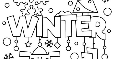 winter printables coloring worksheets tedy printable activities
