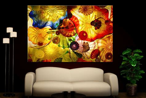 Canvas Giclee Abstract Art Of Glass Home Fine Wall Prints