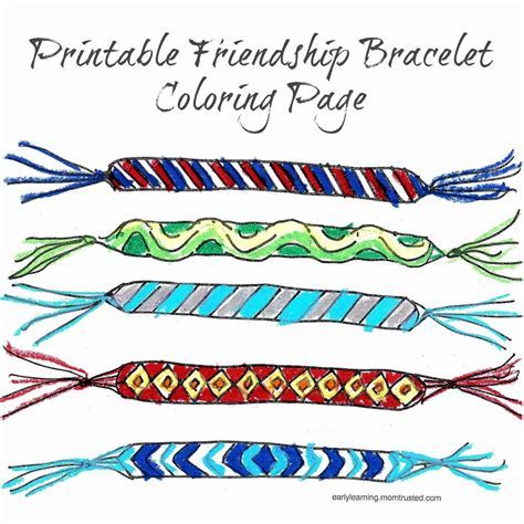 coloring pages  friendship bracelets warehouse  ideas