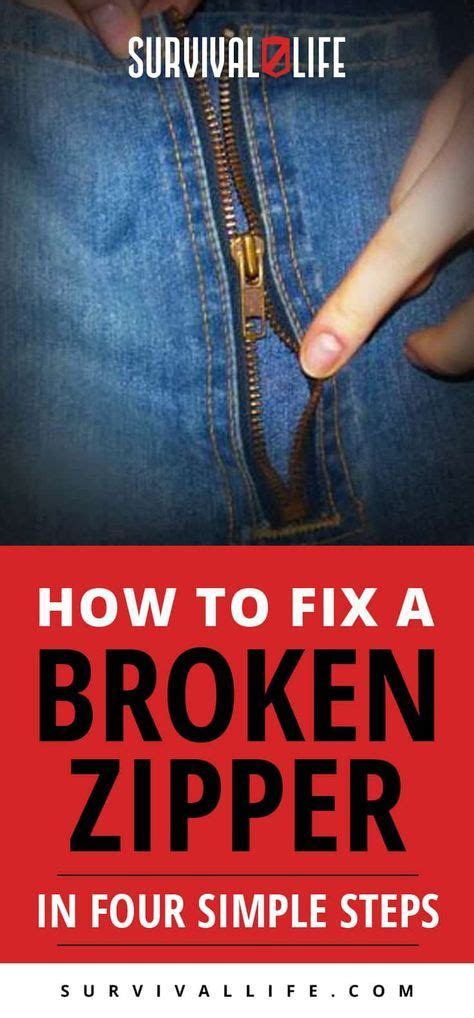 How To Fix A Broken Zipper In Four Simple Steps Fix A Zipper Fix
