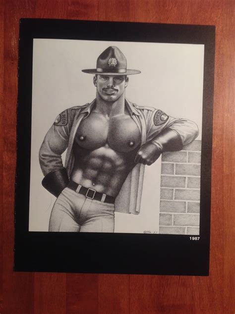 art page print 8 5 x 11 from tom of finland art book etsy