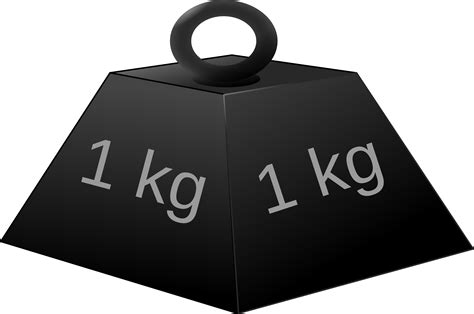 clipart kg weight