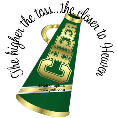 cheer clipart  colors  graphics green gold etsy