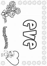 Eve Coloring Pages Hellokids Print Color Names Getdrawings sketch template