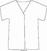 Baseball Jersey Coloring Template Shirt Templates sketch template