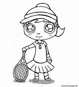 Coloring Pages Tennis Printable Kids Court Color Print Getcolorings Photograph Sports Info sketch template
