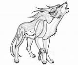 Wolves Coloring sketch template