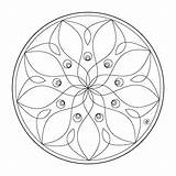 Mandalas Kids Coloring Pour Kb sketch template