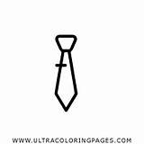 Necktie Corbata sketch template