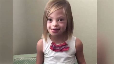 7 year old girl explains why down syndrome is not scary at all abc7