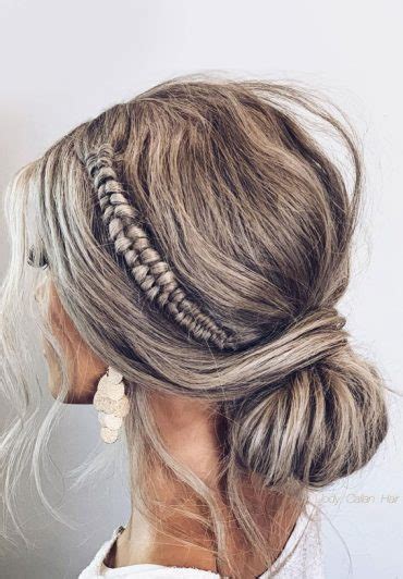 54 Cute Updo Hairstyles That Are Trendy For 2021 Infinity Braid Updo