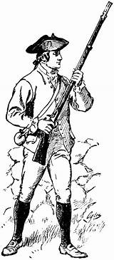 Colonial Clipart Soldier Minuteman Revolutionary Revolution American Man Etc Cliparts Clip Militia Clipground Library Barnes Large Usf Edu Original Patriotic sketch template