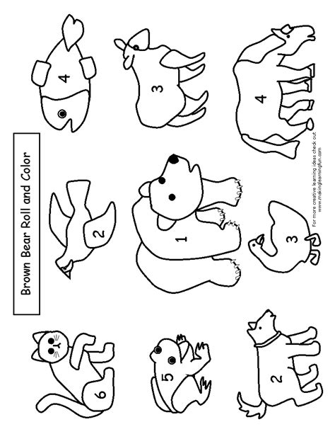 brown bear brown bear     coloring page coloring home