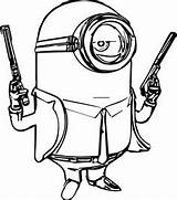 Coloring Pages Minions Printable Minion Nice Kids Fireman sketch template