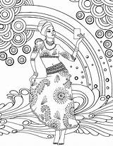 Coloring Pages African Goddess Adult Printable Colouring Doodle Africa Sheets Zen Books Gemstone Mwana Adults Color Zentangle Getcolorings Visiter Goddesses sketch template
