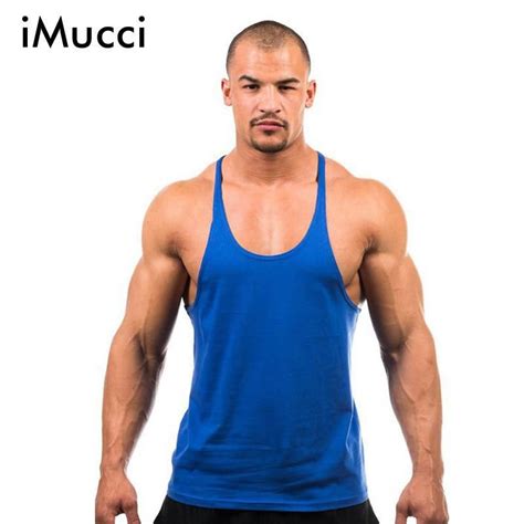 Imucci Men Tank Top Mens Bodybuilding Clothing Fitness Sleeveless Shirt