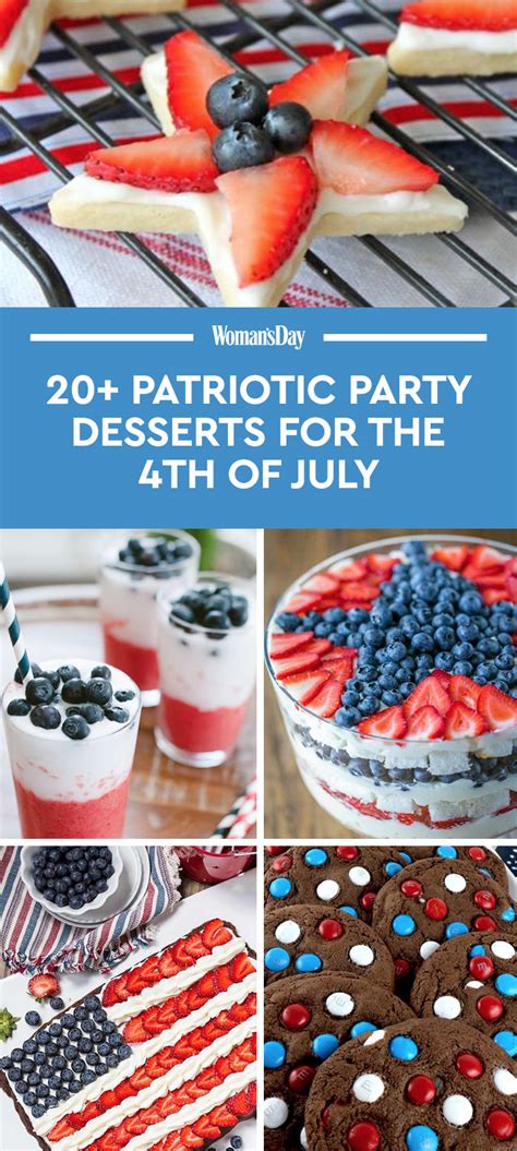 27 Easy 4th Of July Desserts Red White And Blue Recipes