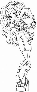 Monster High Coloring Pages Twyla Printable Scaremester Ausmalbilder Doll Girls Colouring Printables Party Color Gigi Grant Visit Getcolorings Dolls Characters sketch template
