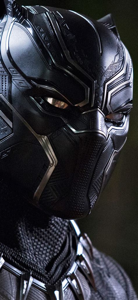 papersco iphone wallpaper  black panther hero art