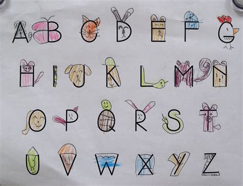 alphabet letters drawing  getdrawings