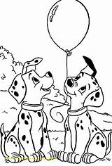 Coloring 101 Pages Dalmations Printable Dalmation Getcolorings Color Print sketch template