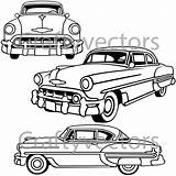 1953 Chevy sketch template