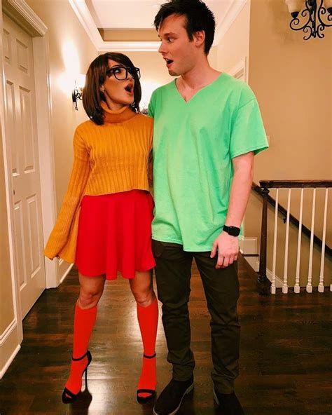 Shaggy And Velma Costume Cute Couple Halloween Costumes Couple