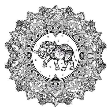 mandala elephant rf mandala elephant mandala coloring pages