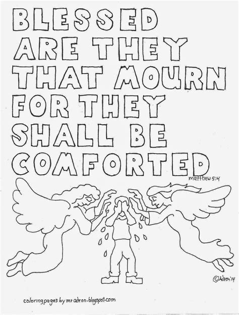 coloring pages  kids   adron blessed    mourn