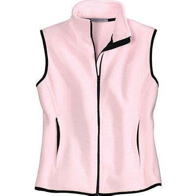 port authority womens  tek polyester fleece vest lp variety clrsizes ebay