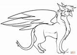 Griffin Coloring Cartoon Pages Printable Beautiful Kids Click Designlooter Drawing Gryphon Drawings Categories 11kb 1500 sketch template