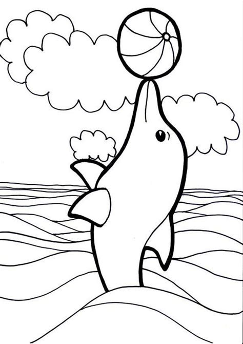 easy  print dolphin coloring pages dolphin coloring pages