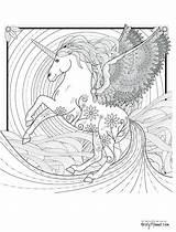 Pages Coloring Unicorn Detailed Pdf Printable Getcolorings sketch template