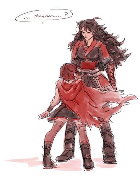 Raven And Ruby The Fact That She May Not Know That Summer Died Rwby