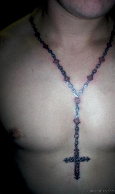 50 Best Rosary Tattoos On Chest Tattoo Designs –