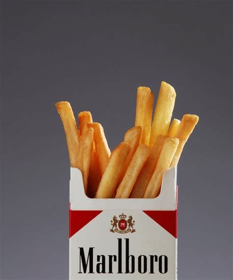 cigarettes french fries fries marlboro image 264039 on