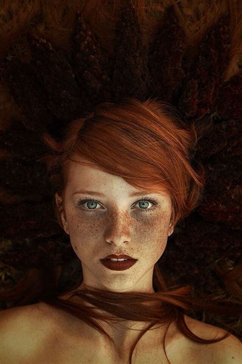 dark sultry makeup for red heads photography by maja topcagic