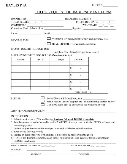 request  reimbursement form   edit  print