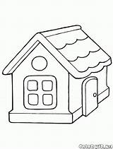 House Toy Coloring Colorkid sketch template