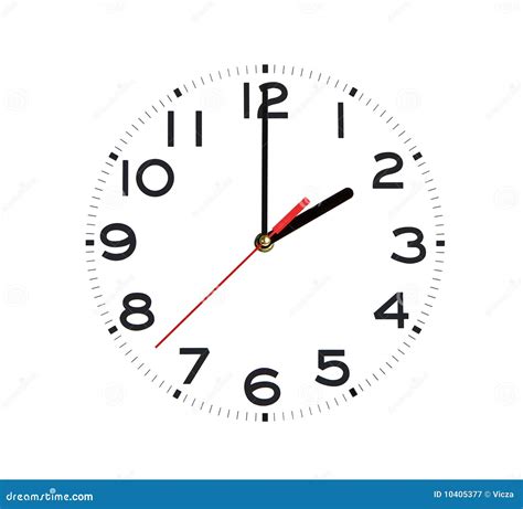 clock stock image image  number white