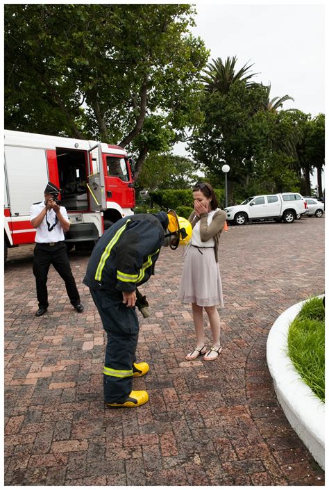 firefighter marriage proposal