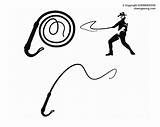 Whip Cowboy Dxf Bullwhip sketch template