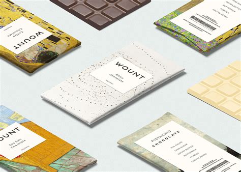 wount chocolate packaging design  mockup concept  behance