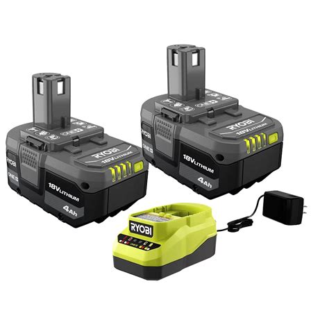 ryobi   lithium ion  ah battery  pack  charger kit  home depot canada